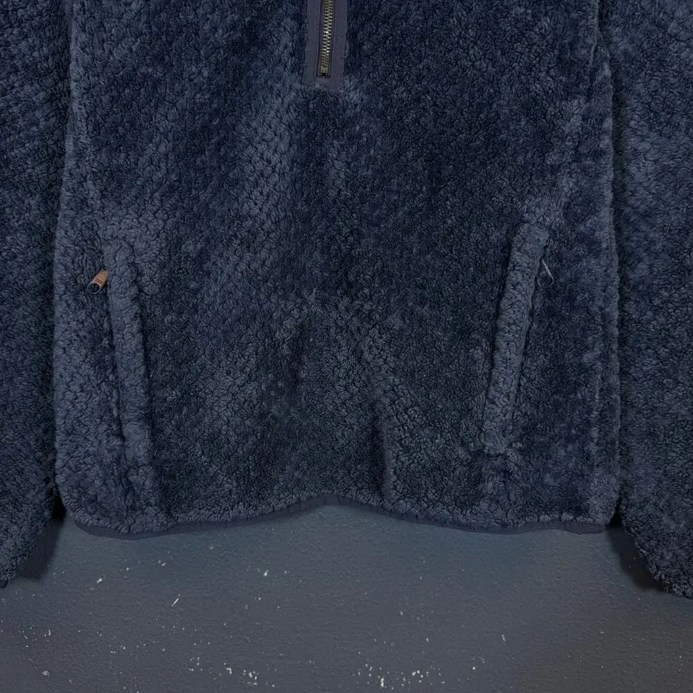 Columbia M women’s blue fleece full zip sweatshirt outdoor hiking